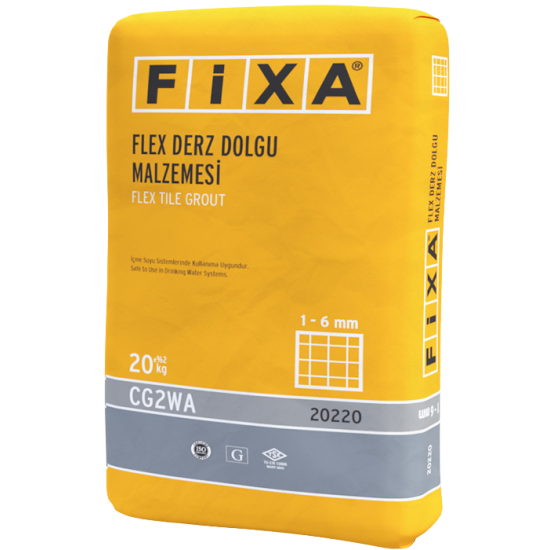 Fixa Yapı Kimyasalları - Fixa Flex Derz Dolgu Malzemesi (1 - 6 mm) CG2WA