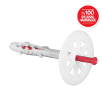 Filli Boya Dalmaçyalı - Plastik Çivili Standart Dübel - Uzunluk: 19,5 cm