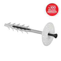 Filli Boya Dalmaçyalı - Plastik Çivili Tuğla Dübeli - Uzunluk: 15,5 cm