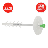 Filli Boya Dalmaçyalı - Çelik Çivili Tuğla Dübeli - Uzunluk: 15,5 cm