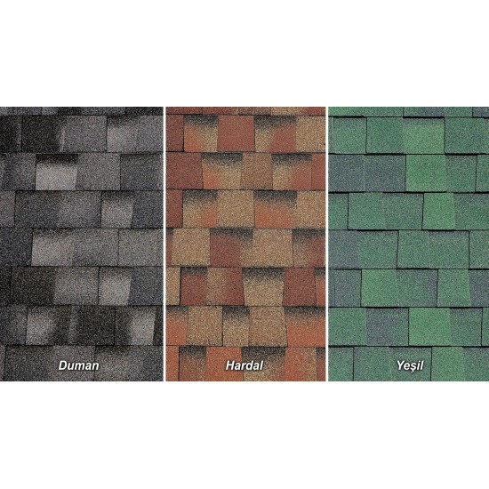 Btm Yalıtım - BTM Shingle Lamine - Çatı Kaplaması