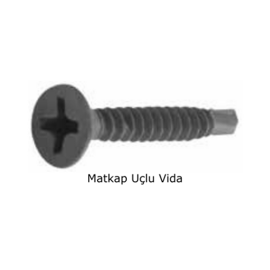 All Alçı - Matkap Uçlu Vida - (Uzunluk: 3,5 X 25 mm)