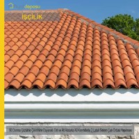 90 Donma Çözülme Çevrimine Dayanıklı Üst ve Alt Alaturka Kil Kiremitlerle 3 Latalı Sistem Çatı Örtüsü Malzemesi Hariç İşçilik Yapılması