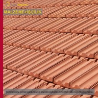 90 Donma Çözülme Çevrimine Dayanıklı Yan ve Üst Kenarından Kenetlenebilen Kil Kiremitlerle 2 Latalı Sistem Çatı Örtüsü Malzeme Dahil Yapılması