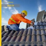 Demir Oksit Boyalı Beton Kiremitlerle Çift Latalı Sistem Çatı Örtüsü Malzemesi Hariç İşçilik Yapılması