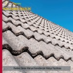 Renksiz Beton Mahya Kiremitleriyle Mahya Malzeme Dahil Yapılması