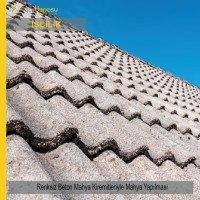 Renksiz Beton Mahya Kiremitleriyle Mahya Malzemesi Hariç İşçilik Yapılması