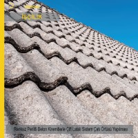 Renksiz Perlitli Beton Kiremitleriyle Çift Latalı Sistem Çatı Örtüsü Malzemesi Hariç İşçilik Yapılması