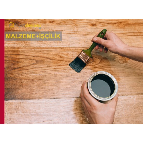 Ahşap Yüzeylerin Renkli Ahşap Koruyucu ile Korunması - Malzeme Dahil Yapılması Fiyatı