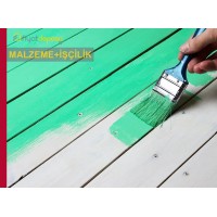 Ahşap Yüzeylere Bir Kat Sentetik Esaslı Mat Boya Yapılması Malzeme Dahil Yapılması Fiyatı