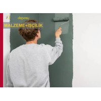 Eski Boyalı İç Cephe Yüzeylerinin Astar Uygulanarak İki Kat Su Bazlı Silikonlu Yarı Mat İç Cephe Boyasıyla Boyanması Malzeme Dahil Yapılması Fiyatı - Örtücülük Sınıf 2 - YOD Sınıf 1 - Parlaklık G2 Sınıfı