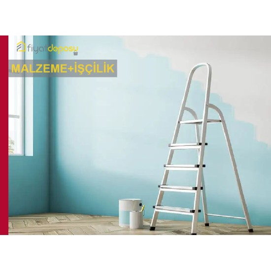 Yeni Sıvalı İç Cephe Yüzeylerinin Macun ve Astar Uygulanarak İki Kat Su Bazlı Silikonlu Soft Mat İç Cephe Boyasıyla Boyanması Malzeme Dahil Yapılması Fiyatı - Örtücülük Sınıf 2 - YOD Sınıf 1 - Parlaklık G2 Sınıfı