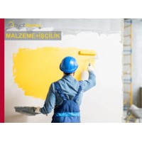 Yeni Sıvalı İç Cephe Yüzeylerinin Macun ve Astar Uygulanarak İki Kat Su Bazlı Silikonlu İpek Mat İç Cephe Boyasıyla Boyanması Malzeme Dahil Yapılması Fiyatı - Örtücülük Sınıf 2 - YOD Sınıf 1 - Parlaklık G2 Sınıfı