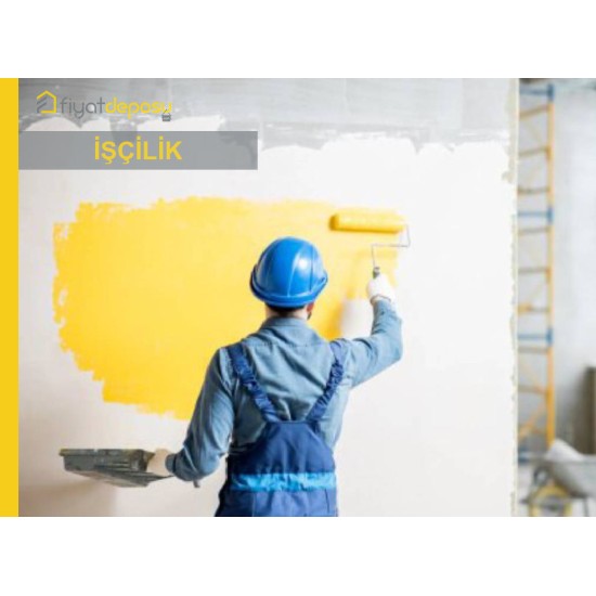 Yeni Sıvalı İç Cephe Yüzeylerinin Macun ve Astar Uygulanarak İki Kat Su Bazlı Silikonlu İpek Mat İç Cephe Boyasıyla Boyanması Malzeme Hariç İşçilik Yapılması Fiyatı - Örtücülük Sınıf 2 - YOD Sınıf 1 - Parlaklık G2 Sınıfı