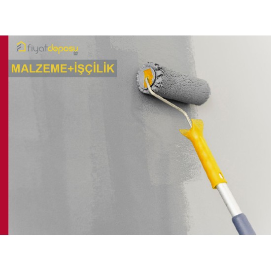Yeni Sıvalı İç Cephe Yüzeylerinin Macun ve Astar Uygulanarak İki Kat Su Bazlı Plastik Antibakteriyel İç Cephe Boyasıyla Boyanması Malzeme Dahil Yapılması Fiyatı - Örtücülük Sınıf 2 - YOD Sınıf 2 - Parlaklık G3 Sınıfı