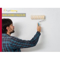 Yeni Sıvalı İç Cephe Yüzeylerinin Astar Uygulanarak İki Kat Su Bazlı Silikonlu Mat Antibakteriyel İç Cephe Boyasıyla Boyanması Malzeme Dahil Yapılması Fiyatı - Örtücülük Sınıf 2 - YOD Sınıf 2 - Parlaklık G3 Sınıfı