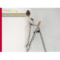 Yeni Sıvalı İç Cephe Yüzeylerinin Astar Uygulanarak İki Kat Su Bazlı Silikonlu İpek Mat Antibakteriyel İç Cephe Boyasıyla Boyanması Malzeme Dahil Yapılması Fiyatı - Örtücülük Sınıf 2 - YOD Sınıf 1 - Parlaklık G2 Sınıfı