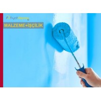 Saten Alçılı ve Alçıpanel İç Cephe Yüzeylerinin Astar Uygulanarak İki Kat Sentetik Esaslı Parlak İç Cephe Boyasıyla Boyanması Malzeme Dahil Yapılması Fiyatı