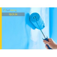 Saten Alçılı ve Alçıpanel İç Cephe Yüzeylerinin Astar Uygulanarak İki Kat Sentetik Esaslı Parlak İç Cephe Boyasıyla Boyanması Malzeme Hariç İşçilik Yapılması Fiyatı