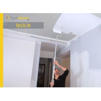 Yeni Sıvalı İç Cephe Tavan Yüzeylerinin İki Kat Su Bazlı Tavan Boyasıyla Boyanması Malzeme Hariç İşçilik Yapılması Fiyatı - Örtücülük Sınıf 2 - YOD Sınıf 5 - Parlaklık G3 Sınıfı