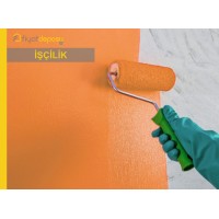 Brüt Beton, Sıvalı veya Eski Boyalı Dış Cephe Yüzeylerinin Astar Uygulanarak Saf Akrilik Esaslı Dış Cephe Boyasıyla (V2 : W3 : G2) Boyanması Malzeme Hariç İşçilik Yapılması Fiyatı