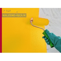 Brüt Beton, Sıvalı veya Eski Boyalı Dış Cephe Yüzeylerinin Astar Uygulanarak Silikon Esaslı Su Bazlı Dış Cephe Boyasıyla (V1 : W3 : G3) Boyanması Malzeme Dahil Yapılması Fiyatı Brüt Beton, Sıvalı veya Eski Boyalı Dış Cephe Yüzeylerinin Astar Uygulanarak Silikon Esaslı Su Bazlı Dış Cephe Boyasıyla (V1 : W3 : G3) Boyanması Malzeme Dahil Yapılması Fiyatı