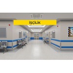 Laminat kaplamalı duvar koruma bantı yapılması (Malzeme Hariç) (İşçilik)