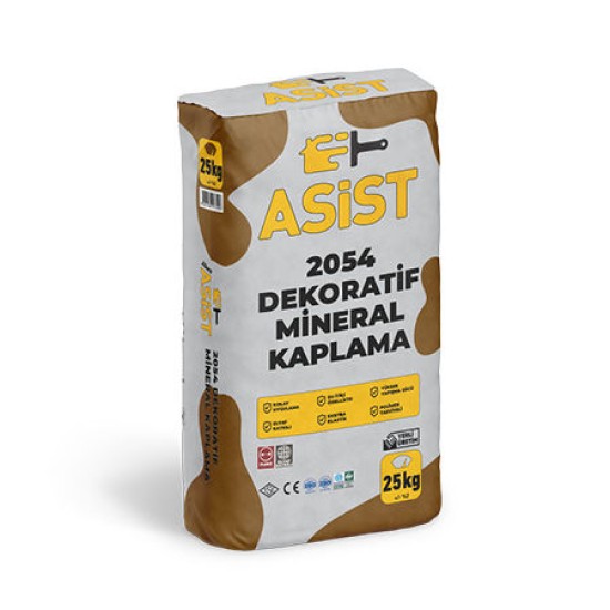 Albera Boya - Asist 2054 Dekoratif Mineral Kaplama Tane Doku - Mineral Kaplama Tane Doku