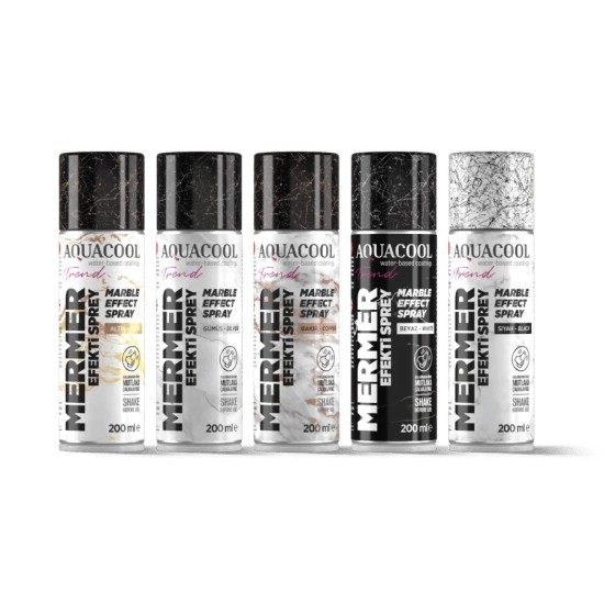 Aquacool Trend - Mermer Efekt Spreyi - Sprey Boya