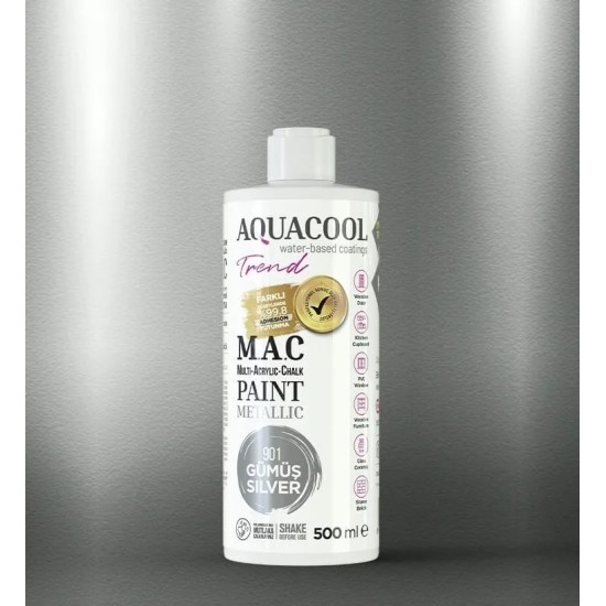 Aquacool Trend - Mac Metalik Boya - Metalik Boya
