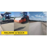 Silindir ile Sıkıştırılmış Beton Yollar için hazırlanan beton harcının temini, finişer ile serilmesi, silindirler ile sıkıştırılması (Malzeme Dahil)