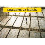 Nervürlü çelik hasırın yerine konulması 1,500-3,000 kg/m2 (3,000 kg/m2 dahil) (Malzeme Dahil) Nervürlü çelik hasırın yerine konulması 1,500-3,000 kg/m2 (3,000 kg/m2 dahil) (Malzeme Dahil)