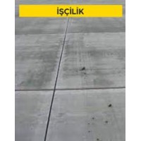 Saha betonu ve beton yollarda büzülme derzi yapılması (Malzeme Hariç) (İşçilik)