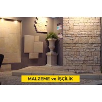 (37,5x11,5x19 cm) ebadında kireç kum taşı ile 11,5 cm kalınlıkta duvar yapılması (tutkallı uygulama) (Malzeme Dahil) (37,5x11,5x19 cm) ebadında kireç kum taşı ile 11,5 cm kalınlıkta duvar yapılması (tutkallı uygulama) (Malzeme Dahil)