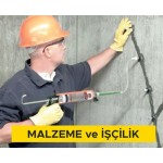 Epoksi enjeksiyon ile çatlak onarımı (Malzeme Dahil)