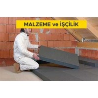 2,5 cm kalınlığında ekstrüde polistren köpük levha ile döşemede ısı yalıtımı yapılması (Malzeme Dahil) 2,5 cm kalınlığında ekstrüde polistren köpük levha ile döşemede ısı yalıtımı yapılması (Malzeme Dahil)