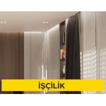 Kartonpiyer alçısı ile perde bantı yapılması (Malzeme Hariç) (İşçilik)