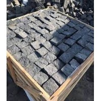 Bazalt parke taşı (10 x 10 x 10 cm) doğal parke taşı (Doğal kırma küp taş, en x boy x yükseklik)