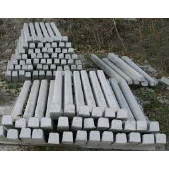 2,20 mt payanda ( 9x9,5 / 8,5x9 cm ebatlı) (C40/50 betonu ile içerisinde 4 adet Ø 6 ( h = 0-2,5m ) / Ø 8 ( h = 2,5m üzeri ) inşaat demiri ve her 25cm'de bir etriye demiri kullanılarak en az 8 saat buhar kürüne(kurutmaya) tabi tutulacaktır.) (Alt bölge / Ü