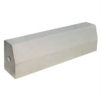 50 x 20 x 10 cm beyaz çimentolu beton bordür, Karakterislik eğilme dayanımı ≥ 3,5 Mpa