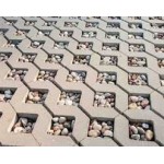 8 cm yüksekliğinde, her renk ve ebatta beyaz çimentolu beton çim taşı (karekteristik yarmada çekme dayanımı (T) > 3,6 Mpa kırılma yükü >250Nn/mm olmalıdır)