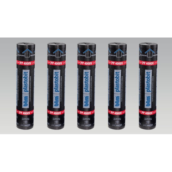 Btm Yalıtım - BTM Plastobit PP 4500 V - 4,5 mm Kalınlıkta Su Yalıtım Membranı