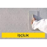 Hazır (fabrikasyon) kaba/ince sıva harcı (TI, WI, CSI) ile iç veya dış yüzeylere 2 cm kalınlıkta sıva yapılması (Malzeme Hariç) (İşçilik)