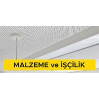 Alçı levha ile delikli (akustik) asma tavan yapılması (60x120x9,5 mm) (Malzeme Dahil) Alçı levha ile delikli (akustik) asma tavan yapılması (60x120x9,5 mm) (Malzeme Dahil)