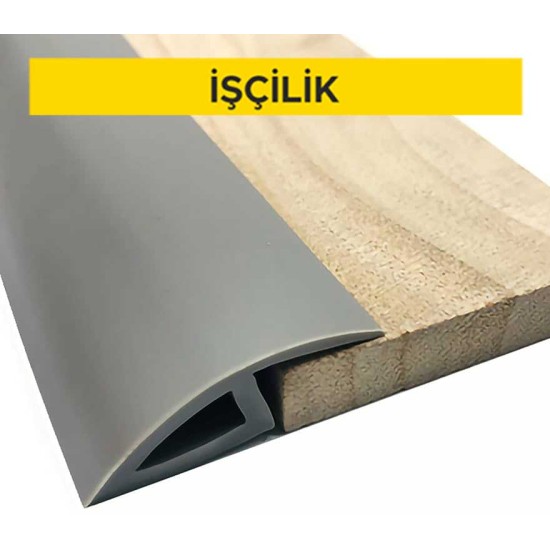 PVC esaslı geçiş profili (4 cm genişliğinde) temini ve yerine monte edilmesi (Malzeme Hariç) (İşçilik)