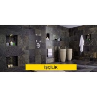 (42,5 x 42,5 cm) veya (45 x 45 cm) anma ebatlarında, her türlü desen ve yüzey özelliğinde, I.kalite, renkli, sırlı porselen karo ile 3 mm derz aralıklı duvar ve cephe kaplaması yapılması (karo yapıştırıcısı ile) (Malzeme Hariç) (İşçilik) (42,5 x 42,5 cm) veya (45 x 45 cm) anma ebatlarında, her türlü desen ve yüzey özelliğinde, I.kalite, renkli, sırlı porselen karo ile 3 mm derz aralıklı duvar ve cephe kaplaması yapılması (karo yapıştırıcısı ile) (Malzeme Hariç) (İşçilik)