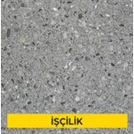 Kuvars-silis + mermer agregalı betondan yapılmış hazır, teçhizatlı, (U) şeklinde levha ile denizlik, parapet veya harpuşta yapılması (her türlü yüzey işlemli) (Malzeme Hariç) (İşçilik)