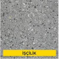 Kuvars-silis + mermer agregalı betondan yapılmış hazır, teçhizatlı, (U) şeklinde levha ile denizlik, parapet veya harpuşta yapılması (her türlü yüzey işlemli) (Malzeme Hariç) (İşçilik)