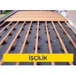 Mevcut kadronlar üzerine ahşap döşeme yapılması (Malzeme Hariç) (İşçilik)