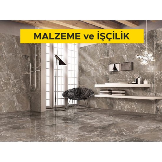 4 cm kalınlığında renkli mermer levha ile döşeme kaplaması yapılması (4cmx30- 40-50cmxserbest boy) (honlu veya cilalı) (Malzeme Dahil)